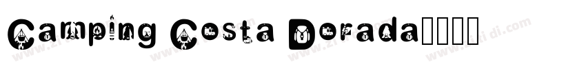 Camping Costa Dorada字体转换
